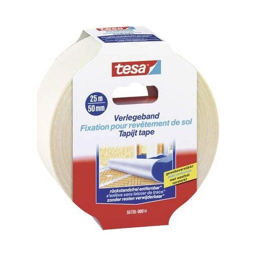 TESA 55735-00014. Länge: 25 m, Produktfarbe: Weiß. Menge pro Packung: 1 Stück(e). Breite: 50 mm (55735) afbeelding 1