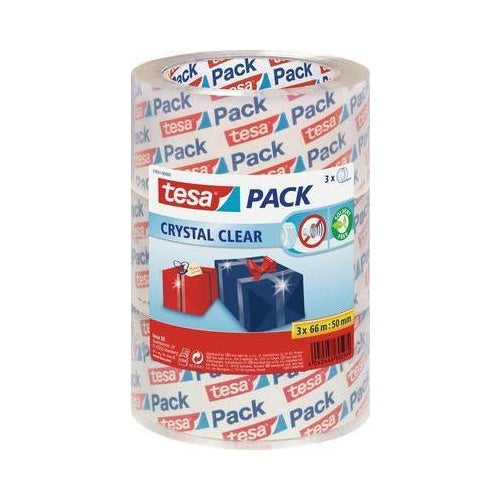 TESA Packband Tesapack® Transparent (L x B) 66 m x 50 mm Inhalt: 3 Rolle(n) (57831-00-01) afbeelding 1