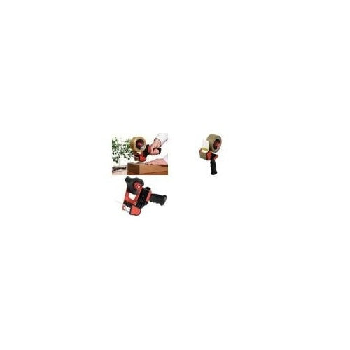 tesapack Universal-Handabroller für Verpackungsklebeband bis 55 mm x 66 m, mit Rollenbremse, flexible Andrucklasche (56403-00000-01) afbeelding 1
