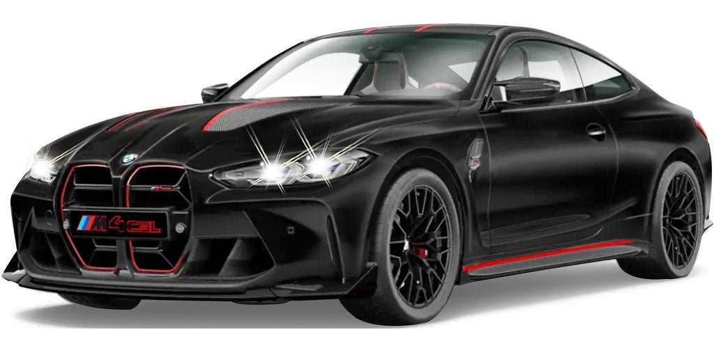 JAMARA BMW M4 CSL 1 16 2.4 GHz schwarz matt - Schwarz (402163) afbeelding 3