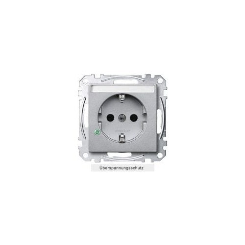 Merten Steckdose System M Aluminium MEG2305-0460 (MEG2305-0460) afbeelding 1