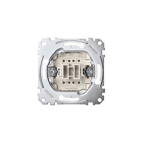 MERTEN Taster-Einsatz MEG3156-0000 mit N-Klemme 10 A AC 250 V MEG3156-0000 MEG3156-0000 (MEG3156-0000) afbeelding 1