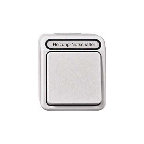 MERTEN Heizungs-Notsch.Aus 2p MEG3449-8029 m.Kontrolllicht lichtgrey AQUASTAR MEG34 MEG3449-8029 (MEG3449-8029) afbeelding 1