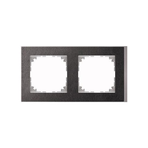 MERTEN M-Pure Decor-Rahmen Schiefer/aluminium MEG4020-3669 (MEG4020-3669) afbeelding 1