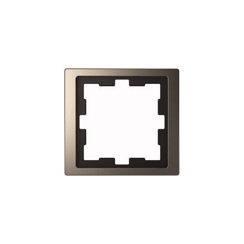 Merten MEG4010-6550. Produktfarbe: Schwarz, Metallisch, Material: Metall, Design: Schraubenlos (MEG4010-6550) afbeelding 1
