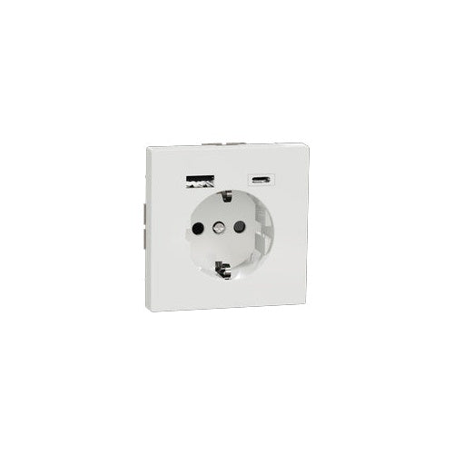 Merten Schuko Steckdose mit USB Ladegerät MEG2367-6035 (MEG2367-6035) afbeelding 1