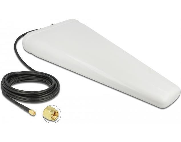 DeLOCK - Antenne - Smart Home - 9 - 11 dBi - gerichtet - Innen / Außen, Stangenbefestigung - weiß (12002) afbeelding 1