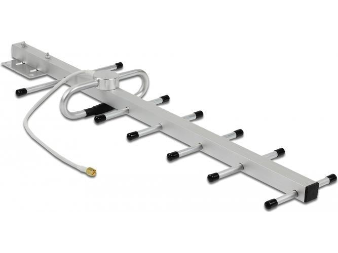 Delock LPWAN 806 - 896 MHz Yagi Antenne SMA Stecker 10 dBi starr direktional Wand- und Mastmontage outdoor (12569) afbeelding 1