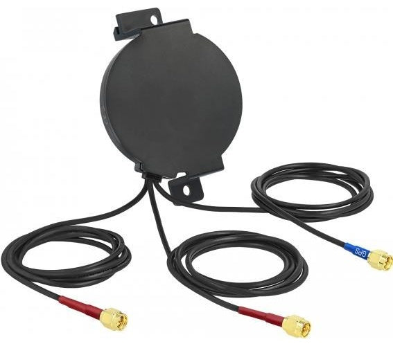 DeLOCK LTE MIMO GNSS Antenna - Antenne - Smart Home - 2 dBi (für 698 - 960 MHz), 2,5 dBi (für 1,71 - 2,69 GHz), 28 dBi (für 1,575,42 MHz), 2 dBi (für 1,575,42 MHz) - Innen / Außen, Schraubmontage - Schwarz (12700) afbeelding 1
