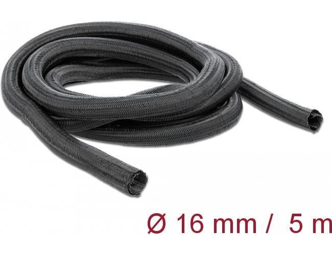 DeLOCK - Braided sleeving - 5,0m - Schwarz (18910) afbeelding 1