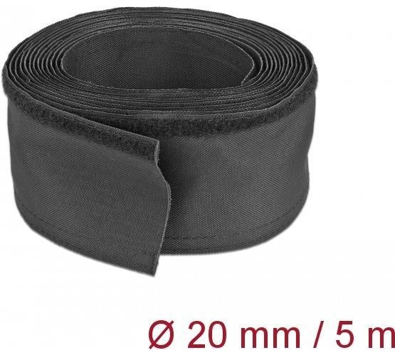 DeLOCK - Cable sleeving - 5,0m - Schwarz (19190) - 4043619191901 - image 1