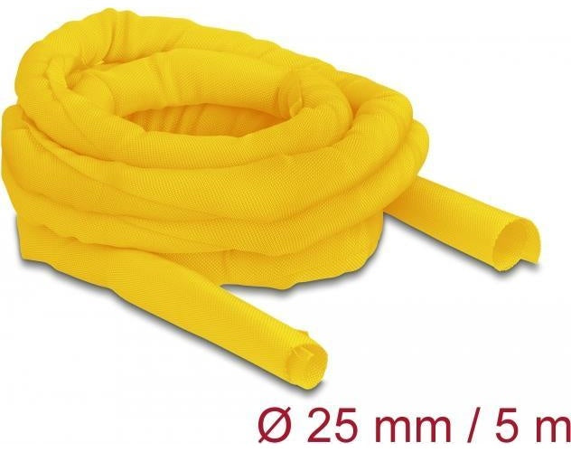 Delock - Geflechtschlauch - 5,0m - Gelb (20875) afbeelding 1