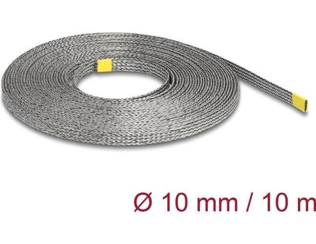 Delock - Geflechtschlauch - für EMI-Abschirmung, dehnbar, 10 mm - 10 m (20938) afbeelding 1