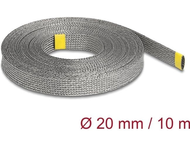 Delock - Geflechtschlauch - für EMI-Abschirmung, dehnbar, 20 mm - 10 m (20940) afbeelding 1