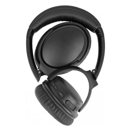 Delock - Kopfhörer mit Mikrofon - ohrumschließend - Bluetooth - kabellos, kabelgebunden - 3,5 mm Stecker - Schwarz (27181) afbeelding 1