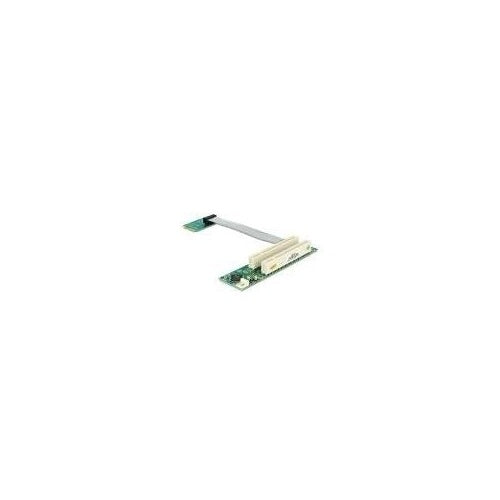 Delock Riser Karte Mini PCI Express > 2 x PCI mit flexiblem Kabel 13 cm links gerichtet (41355) afbeelding 1