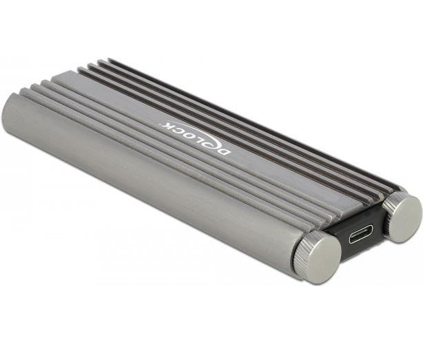 Delock Externes Gehäuse für M.2 NVMe PCIe SSD mit SuperSpeed USB 20 Gbps (USB 3.2 Gen 2x2) USB Type-C Buchse - werkzeugfrei (42001) afbeelding 1