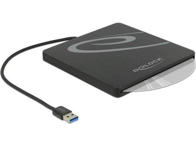 DeLOCK 13,30cm (5,25") External Enclosure Slot-in Slim SATA > USB3.0 - Speichergehäuse - SATA - USB3.0 - Schwarz (42604) afbeelding 1