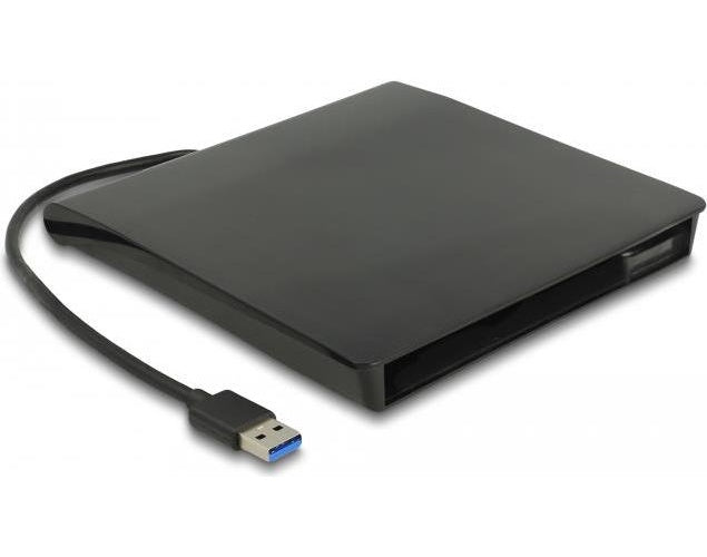 DeLOCK 42636 Speicherlaufwerksgehäuse HDD-Gehäuse Schwarz 5.25"  (42636) - 4043619426362 - image 1