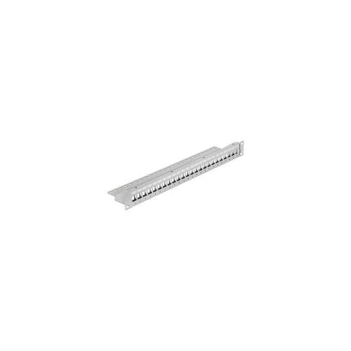 DeLOCK Keystone Patch Panel - Patch Panel - Grau - 1U - 24 Ports (43302) - 4043619433025 - image 1