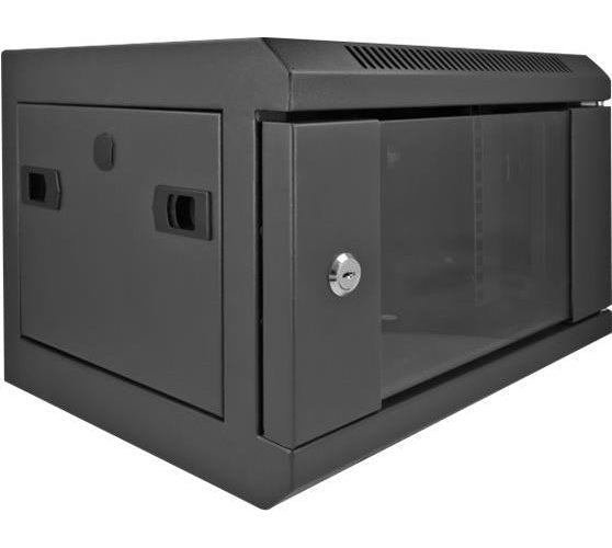 DeLOCK - Gehäuse - geeignet für Wandmontage - Schwarz - 4U - 25,4 cm (10") (43379) afbeelding 1