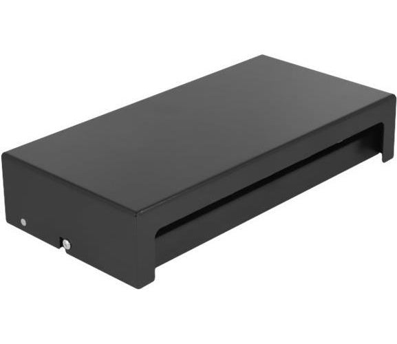 Delock - Leeres Keystone-Patchpanel - geeignet für Wandmontage, DIN schienenmontierbar - Schwarz - 12 Ports (43415) afbeelding 1