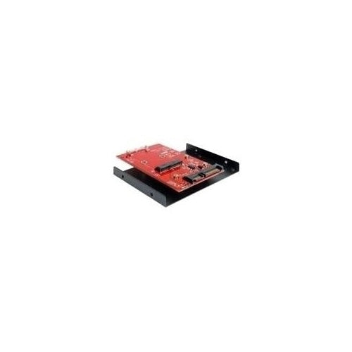 DeLOCK Converter SATA 22 pin > mSATA with 3.5" Frame - Speicher-Controller - mSATA (mSATA) - SATA 6Gb/s - 600MBps - SATA-600 (62415) afbeelding 1