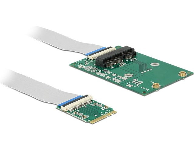 DeLOCK Converter M.2 Key A+E male > 1 x Mini PCIe Slot - Interne Bus-Erweiterung afbeelding 1