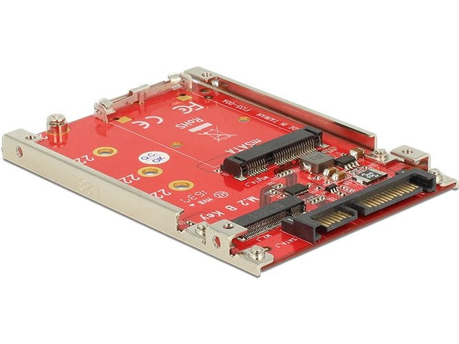 DeLOCK - Speicher-Controller (M.2) - M.2 Card / mSATA - SATA 6Gb/s (62859) afbeelding 1