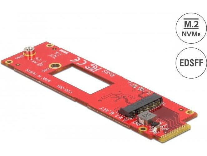 Delock - Speicher-Controller - M.2 - 1 Sender/Kanal - M.2 NVMe Card - EDSFF E1.S (63797) afbeelding 1