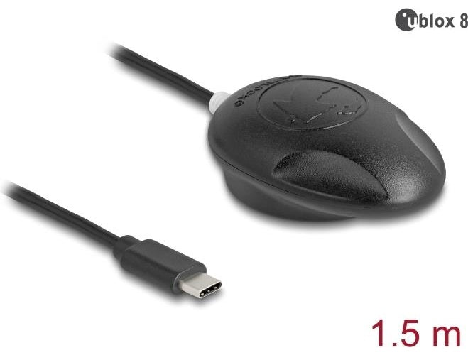 Navilock NL-802UC EVA-M8Q USB 2.0 Type-C Multi GNSS Empfänger u-blox 8 1.5 m (64311) afbeelding 1