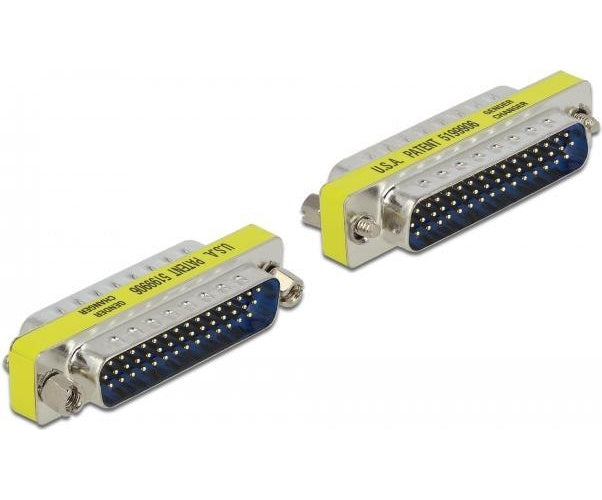 DeLOCK - Serieller Gender Changer - DB-44 (M) bis DB-44 (M) - Daumenschrauben (65203) - 4043619652037 - image 1