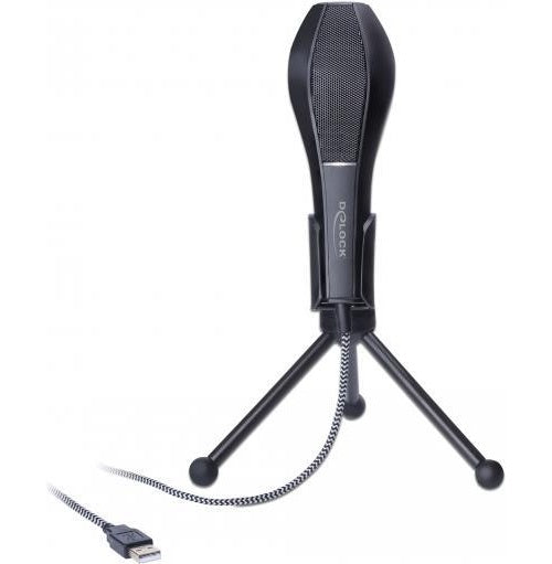 DeLOCK - Mikrofon - USB - Schwarz - 4043619659395 - image 1