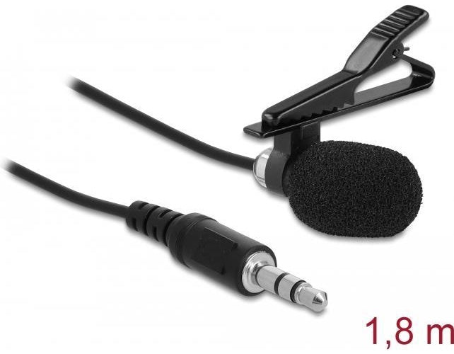 DeLOCK Tie Lavalier Microphone Omnidirectional - Mikrofon (66279) - 4043619662791 - image 1