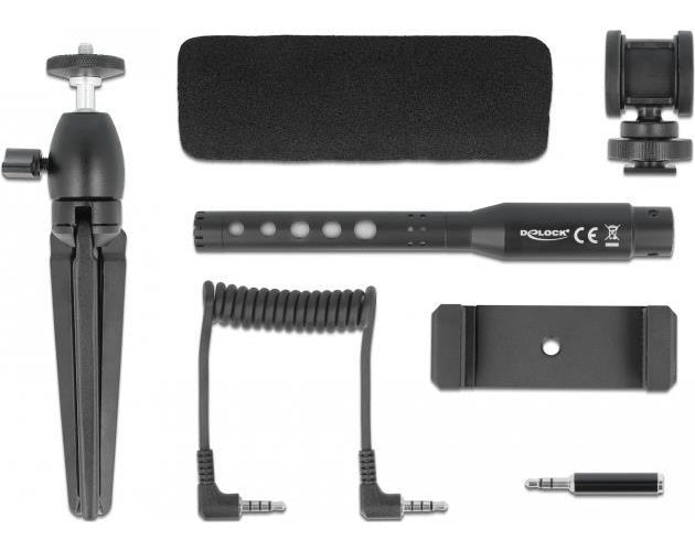 Delock - Mikrofon - Schwarz afbeelding 1