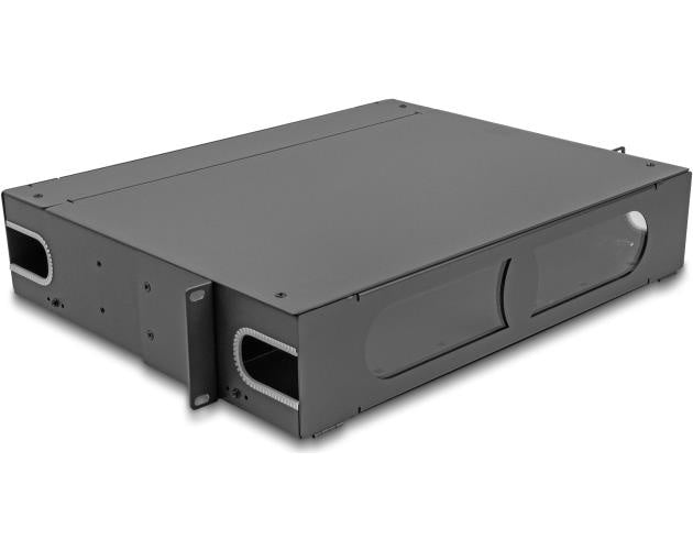 Delock 66752 - 19'' LWL Spleißbox 2 HE unbestückt (66752) afbeelding 1