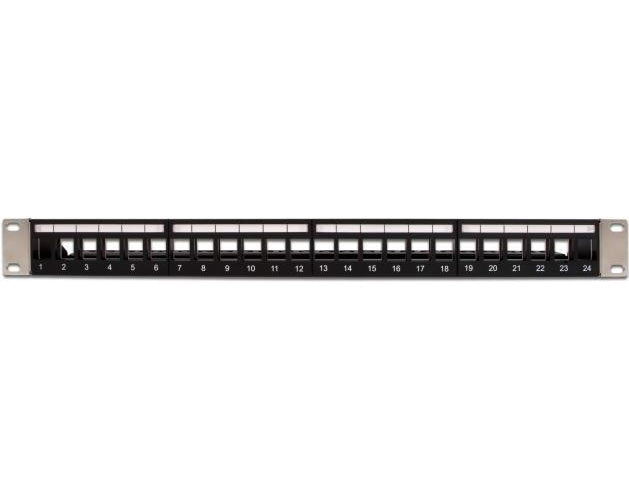 Delock - Patch Panel - 1U - 48,3 cm (19") - 24 Ports (66865) afbeelding 1