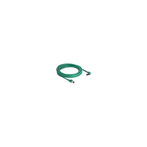 Delock PROFINET - Patch-Kabel - RJ-45 (M) zu RJ-45 (M) gewinkelt - 5,0m - 7 mm - SF/UTP - CAT 6 - grün (80125) afbeelding 2