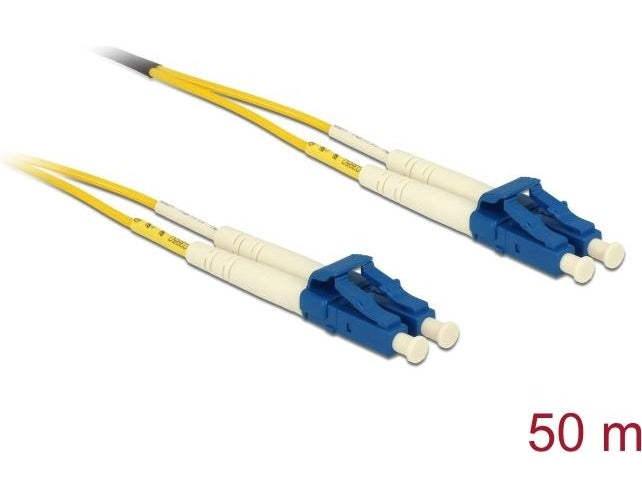 Delock LWL Kabel LC Duplex zu LC Duplex Singlemode OS2 50 m (80159) afbeelding 1