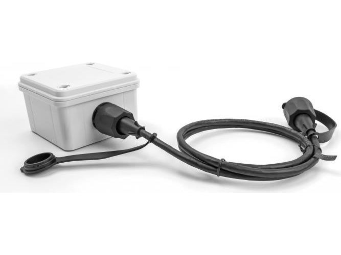 DeLOCK Netzwerkkabel RJ45 Stecker zu RJ45 Stecker Cat.6 STP mit Verschlusskappe Outdoor IP68 staub- und wasserdicht schwarz 3 m (80168) afbeelding 1