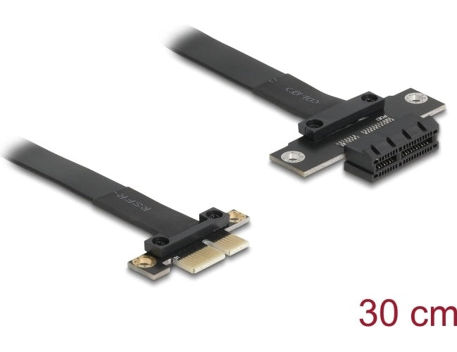 Delock PCI Express x1 Stecker zu Slot Verlängerung - Kabel - 0,3 m (81297) afbeelding 1