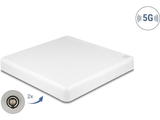 Delock 5G LTE MIMO Antenne 2 x N Buchse 2.7 - 9.0 dBi direktional Wand- und Mastmontage (81465) afbeelding 1