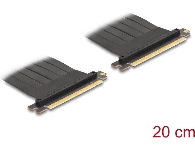 Delock Riser Karte PCI Express 3.0 x16 Stecker zu mit Kabel 20 cm (81500) afbeelding 1