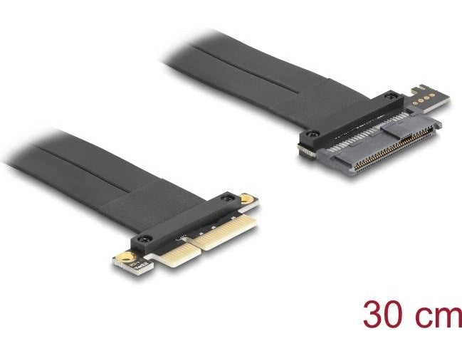 Delock Riser Karte PCI Express 3.0 x4 Stecker zu U.2 SFF-8639 SSD Slot mit Kabel 30 (81507) afbeelding 1
