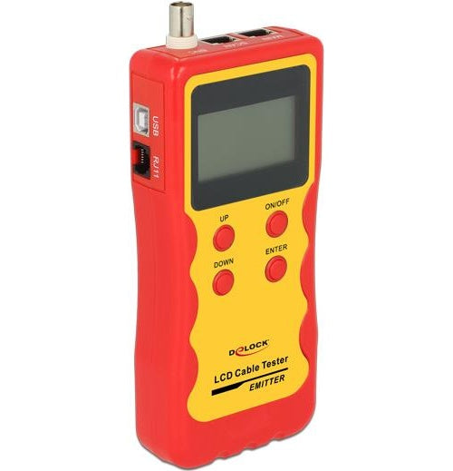 Delock LCD Cable Tester - Netzwerktester (86108) afbeelding 1