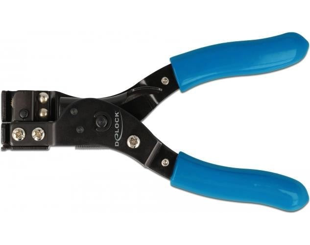 Delock - Kabelbinder-Montagewerkzeug - Schwarz, Blau afbeelding 1