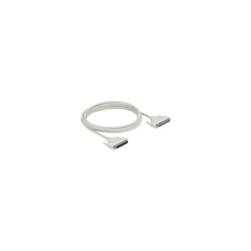 Delock - Serielles Verlängerungskabel - DB-37 (M) bis DB-37 (W) - 5,0m - Daumenschrauben - beige (86885) afbeelding 1