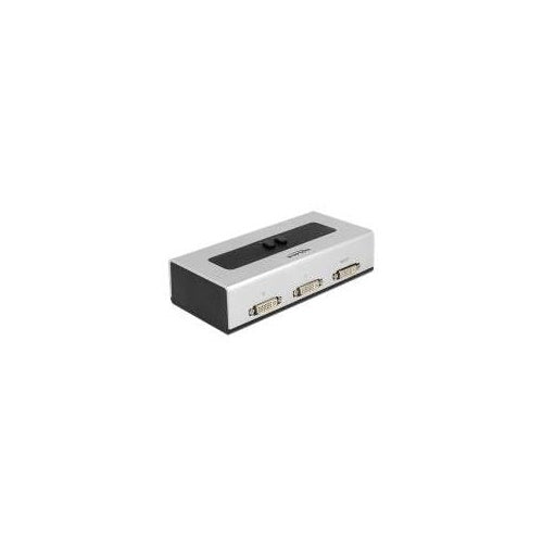 Delock Umschalter DVI 2 Port manuell bidirektional (87664) afbeelding 1