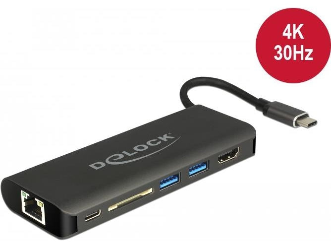 DeLOCK - Docking Station - USB-C 3.1 - GigE afbeelding 1
