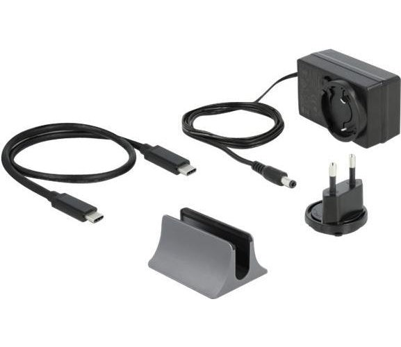DeLOCK USB Type-C DP 1,4 Docking Station Triple 4K Display - Dockingstation - USB-C 3,2 Gen 1 / Thunderbolt 3 - HDMI, 2 x DP - GigE (87772) afbeelding 1